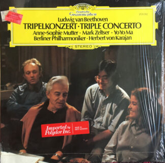 Ludwig van Beethoven - Anne-Sophie Mutter ∙ Mark Zeltser ∙ Yo Yo Ma* ∙ Berliner Philharmoniker ∙ Herbert von Karajan - Tripelkonzert • Triple Concerto (LP)