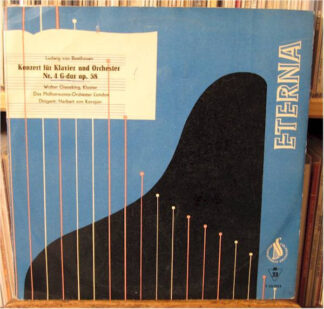 Ludwig van Beethoven, Walter Gieseking, Das Philharmonia-Orchester London*, Herbert von Karajan - Konzert Für Klavier Und Orchester Nr. 4 G-dur Op. 58 (10", Mono, RE) Ludwig van Beethoven, Walter Gieseking, Das Philharmonia-Orchester London*, Herbert von Karajan - Konzert Für Klavier Und Orchester Nr. 4 G-dur Op. 58 (10", Mono, RE)