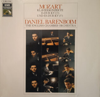 Mozart* - Daniel Barenboim, The English Chamber Orchestra* - Klavierkonzerte D-dur KV 175 Und Es-dur KV 271 (LP)