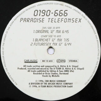 0190-666 - Paradise Telefonsex (12") 0190-666 - Paradise Telefonsex (12")
