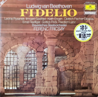 Ludwig van Beethoven, Leonie Rysanek • Irmgard Seefried • Kieth Engen • Dietrich Fischer-Dieskau • Ernst Haefliger • Gottlob Frick • Friedrich Lenz, Bayerisches Staatsorchester, Ferenc Fricsay - Fidelio (2xLP, RE, Gat) Ludwig van Beethoven, Leonie Rysanek • Irmgard Seefried • Kieth Engen • Dietrich Fischer-Dieskau • Ernst Haefliger • Gottlob Frick • Friedrich Lenz, Bayerisches Staatsorchester, Ferenc Fricsay - Fidelio (2xLP, RE, Gat)